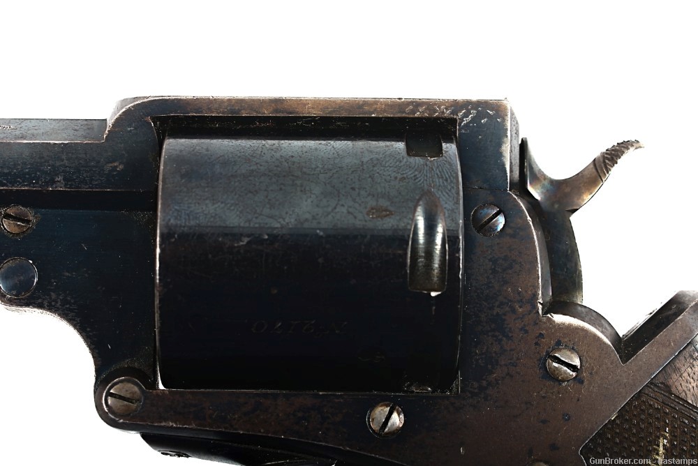 John Rigby Retailed Adams Revolver in 450 Adams – SN: 2170 (Antique)-img-16