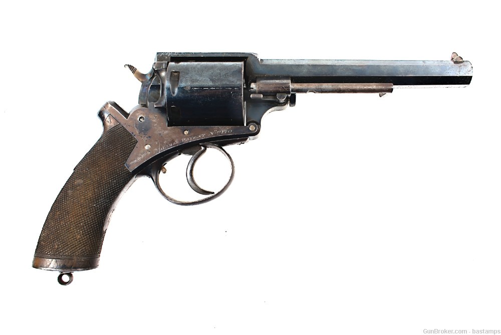 John Rigby Retailed Adams Revolver in 450 Adams – SN: 2170 (Antique)-img-1
