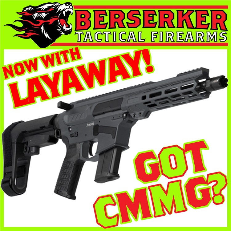 CMMG BANSHEE Mk57 5.7x28mm 8" 20+1 Sniper Gray SMU Brace included-img-0