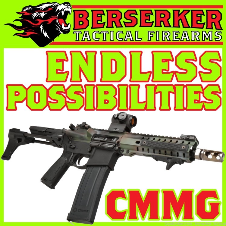 CMMG BANSHEE Mk57 5.7x28mm 8" 20+1 Sniper Gray SMU Brace included-img-3