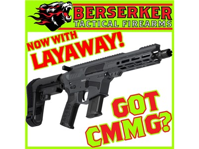 CMMG BANSHEE Mk57 5.7x28mm 8" 20+1 Sniper Gray SMU Brace included