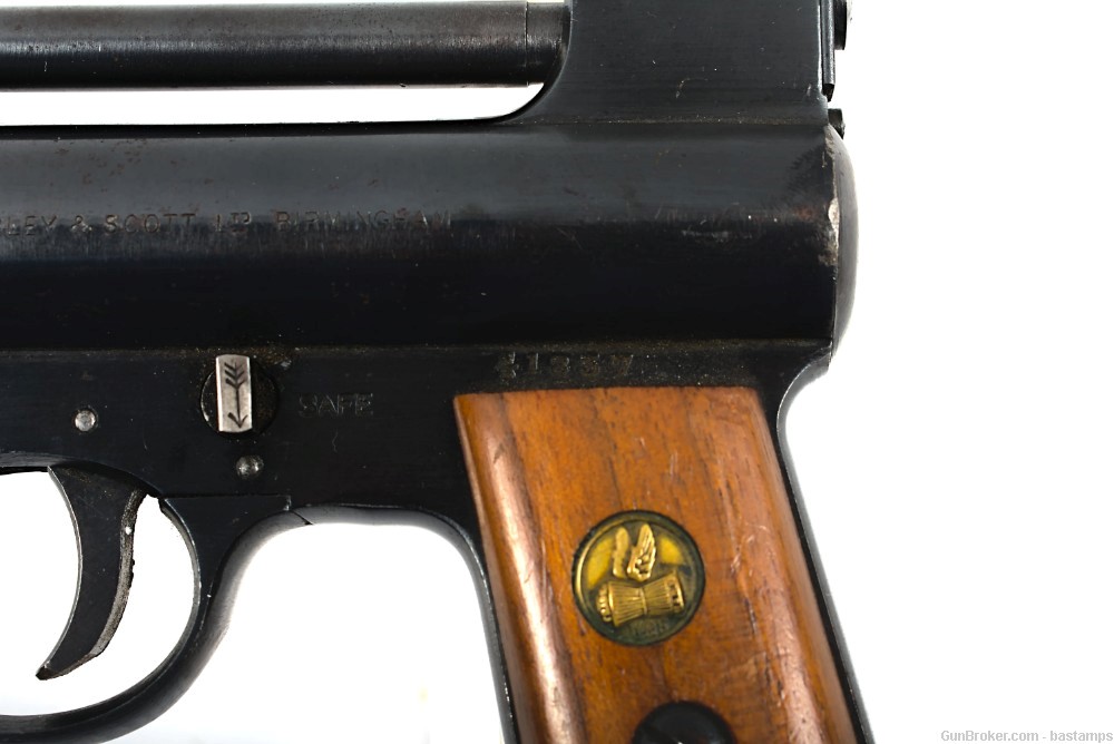 Pre-War Webley & Scott Mark I.22 Caliber Air Pistol – SN: 41837 -img-11