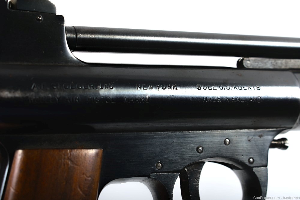 Pre-War Webley & Scott Mark I.22 Caliber Air Pistol – SN: 41837 -img-13
