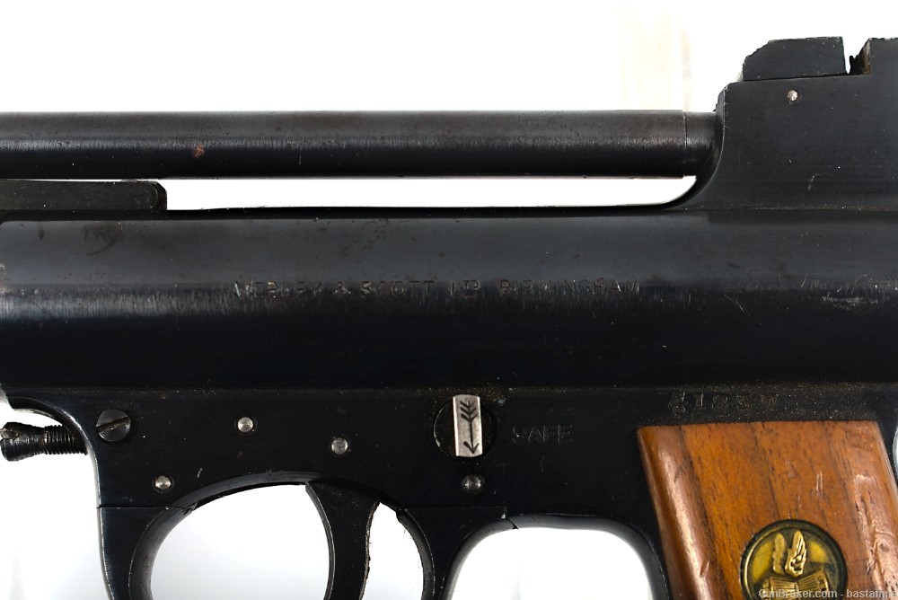Pre-War Webley & Scott Mark I.22 Caliber Air Pistol – SN: 41837 -img-10