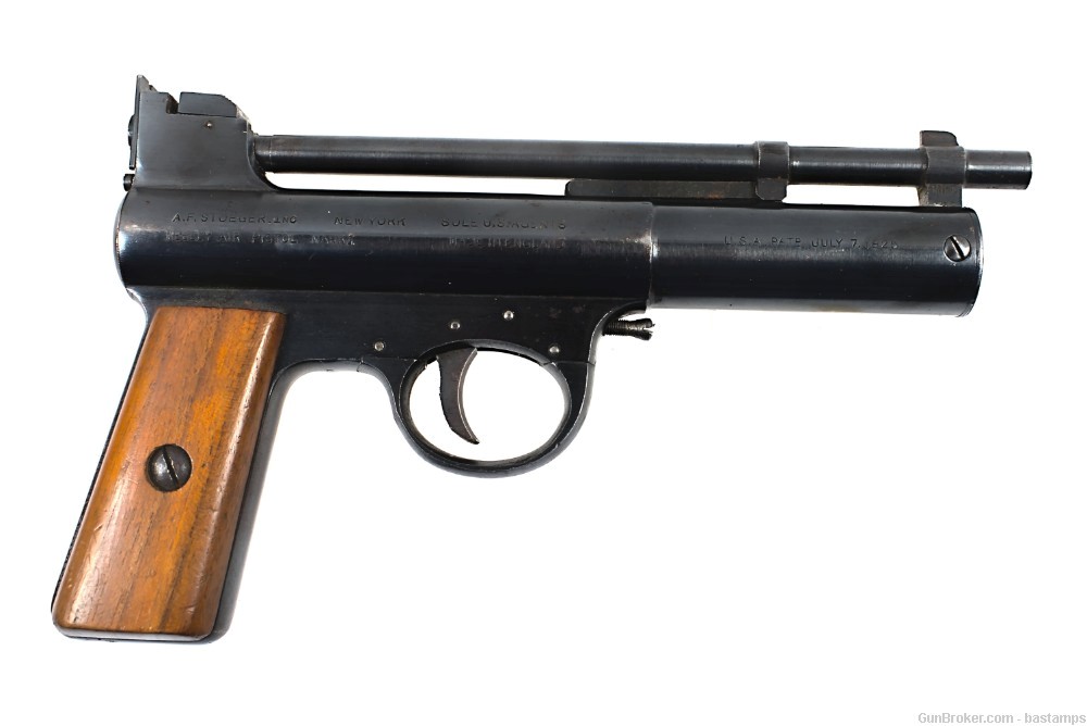 Pre-War Webley & Scott Mark I.22 Caliber Air Pistol – SN: 41837 -img-1