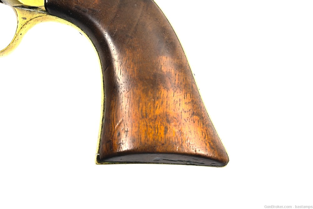 Belgian Colt Brevete 1851 Navy Percussion Revolver–SN:5723 (Antique)-img-15