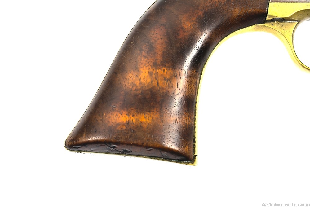 Belgian Colt Brevete 1851 Navy Percussion Revolver–SN:5723 (Antique)-img-21