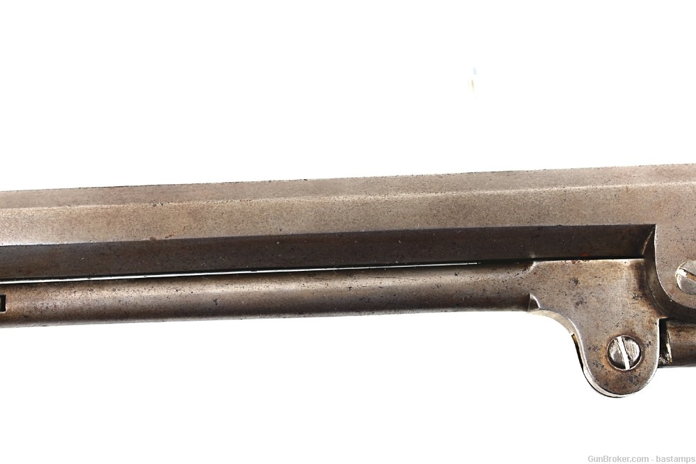 Belgian Colt Brevete 1851 Navy Percussion Revolver–SN:5723 (Antique)-img-19