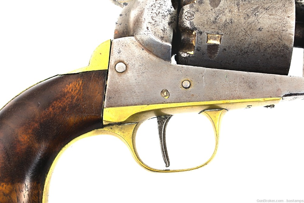 Belgian Colt Brevete 1851 Navy Percussion Revolver–SN:5723 (Antique)-img-22