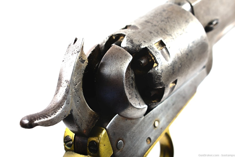 Belgian Colt Brevete 1851 Navy Percussion Revolver–SN:5723 (Antique)-img-2