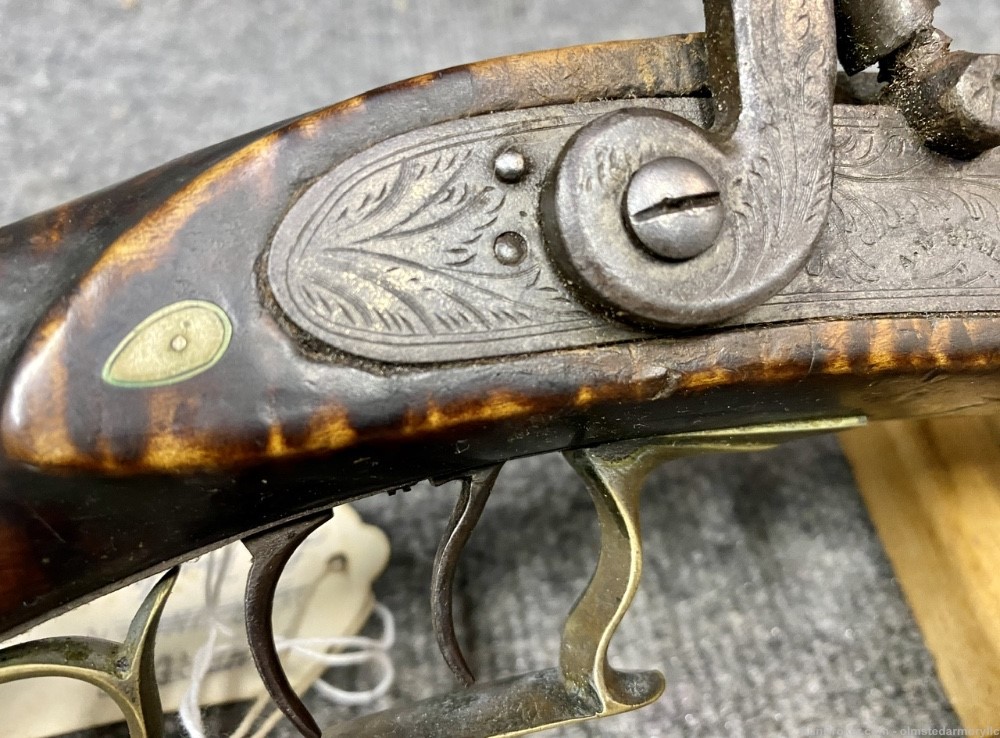 Ornate Inlaid Half Stock .40 Cal Percussion rifle A.W. Spils (Spies) Penny-img-4