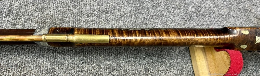 Ornate Inlaid Half Stock .40 Cal Percussion rifle A.W. Spils (Spies) Penny-img-39