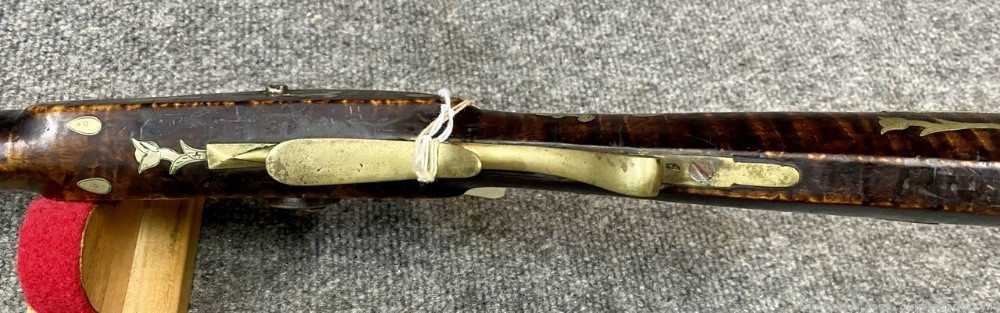 Ornate Inlaid Half Stock .40 Cal Percussion rifle A.W. Spils (Spies) Penny-img-37