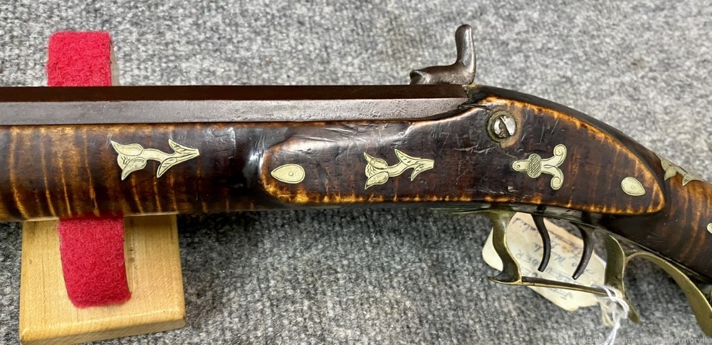 Ornate Inlaid Half Stock .40 Cal Percussion rifle A.W. Spils (Spies) Penny-img-28