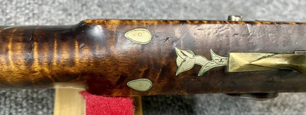 Ornate Inlaid Half Stock .40 Cal Percussion rifle A.W. Spils (Spies) Penny-img-38