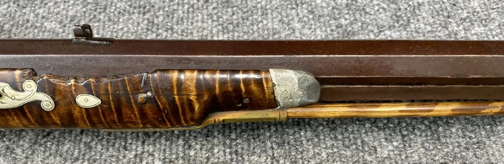 Ornate Inlaid Half Stock .40 Cal Percussion rifle A.W. Spils (Spies) Penny-img-9