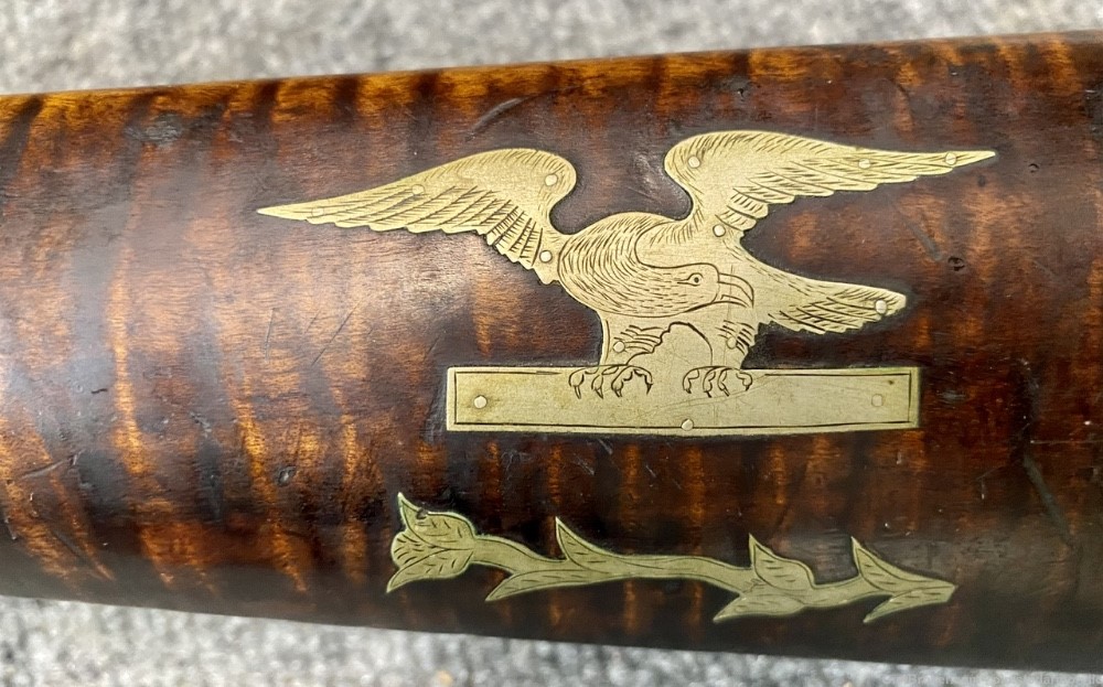 Ornate Inlaid Half Stock .40 Cal Percussion rifle A.W. Spils (Spies) Penny-img-32