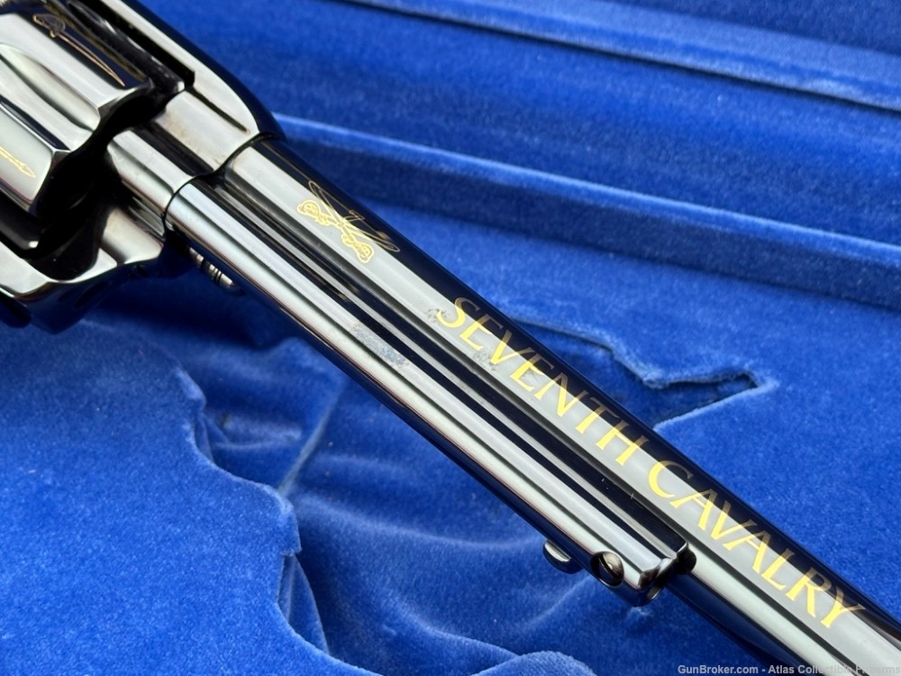 NICE "The Seventh Cavalry Tribute" Uberti SAA 45 Colt |*FACTORY ENGRAVED*|-img-8