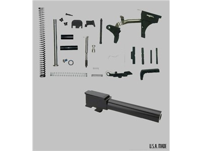 Fits GL0CK 17 Gen 3 Lower Parts Kit G17 Upper Slide Completion 9mm + Barrel