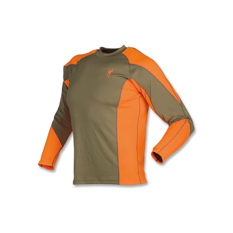 BROWNING NTS Upland Shirt, Color: Tan/Blaze, Size: XL (3011820104)-img-1