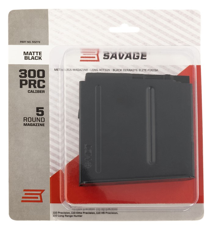 Savage Arms OEM Matte Black Detachable 5rd 300 PRC -img-0