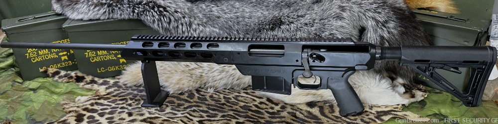 Remington 700 Left Hand Bolt 300 WIN MAG in MDT TAC21LA Chassis 1 MAG -img-0