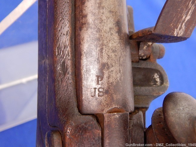 US M1816 54 Caliber North Flintlock Military Pistol Gun-img-7