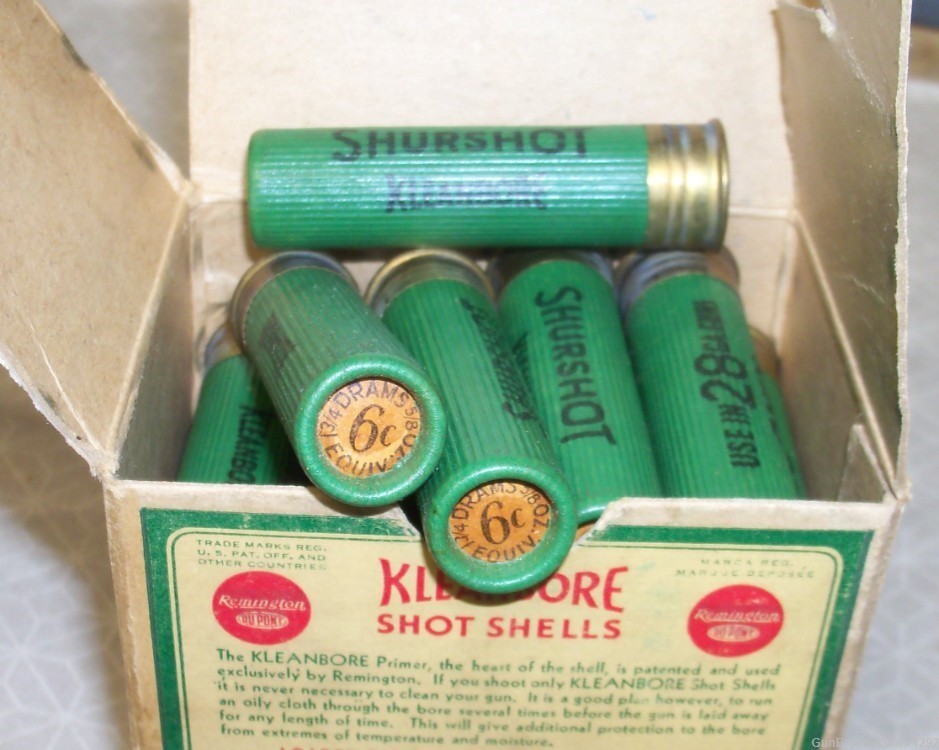Remington Kleanbore 28 gauge Shur Shot Shells full box #6 chilled shot-img-4