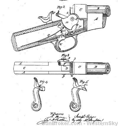 Remington Rolling Block No. 1 Rifle Blueprints!-img-2