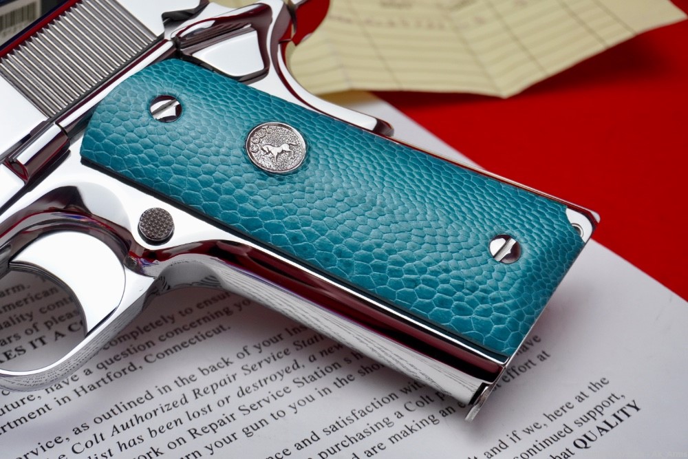 2011 Colt Commander 1911 .45acp *BREATHTAKING BRIGHT STAINLESS*-img-3