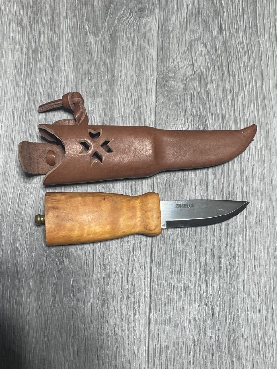 Helle Nying Knife Norway with Sheath -img-0