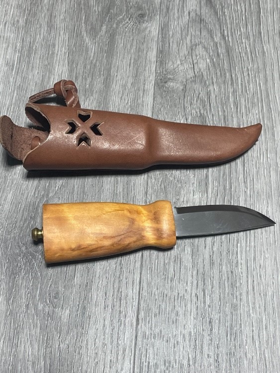 Helle Nying Knife Norway with Sheath -img-3