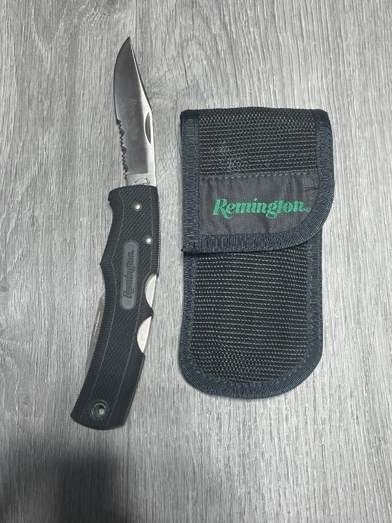 Remington Grizzly DBL Double Lockback Folding Knife with Case-img-1