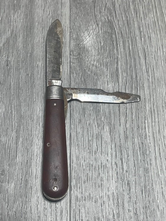 Vintage U.S. Military Colonial Province RI Folding Knife Tool-img-2
