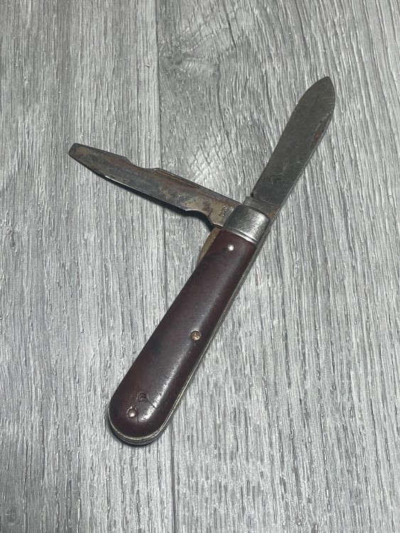 Vintage U.S. Military Colonial Province RI Folding Knife Tool-img-0