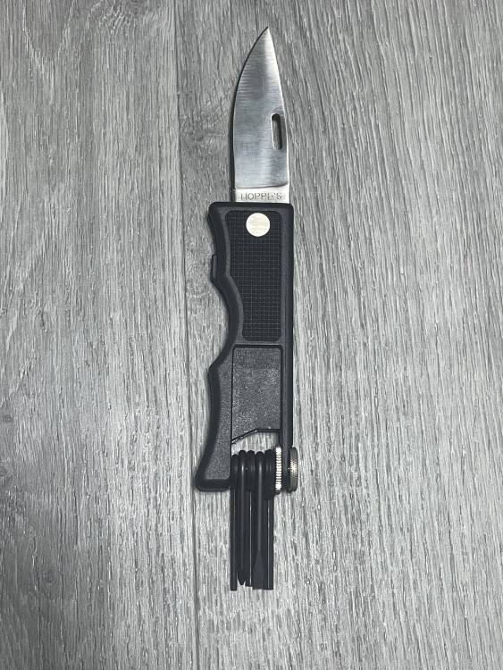 Hoppe’s 9 Shooter’s Multi Tool Knife (No Sheath) Designed by B. Collins-img-0