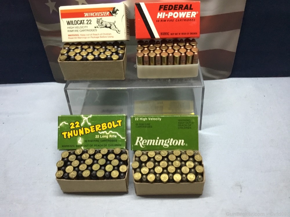 Vintage 4 Full Bxs. of Various 22 LR. Excl. Cond. See Photos - Penny Start-img-0