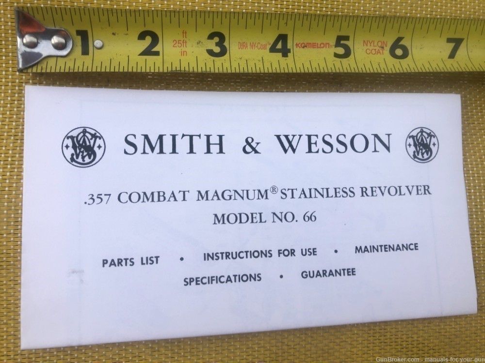 SMITH & WESSON MODEL NO.66 .357 MAG STAINLESS (686)-img-2