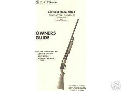 SMITH & WESSON 916-T Pump Shotgun Manual (50)-img-0