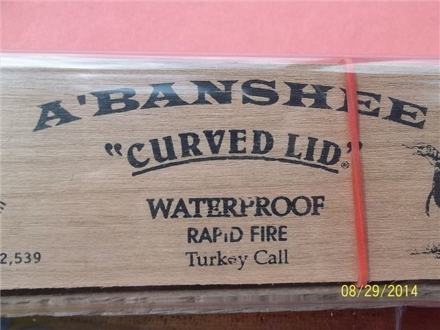 QUAKER BOY A ' BANSHEE WALNUT BOX TURKEY CALL-img-6