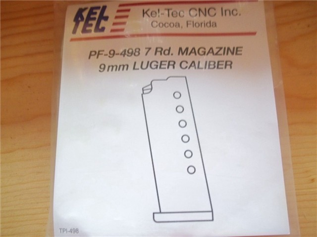 7 ROUND KEL-TEC PF9 Pistol Mag, Brand New-img-1