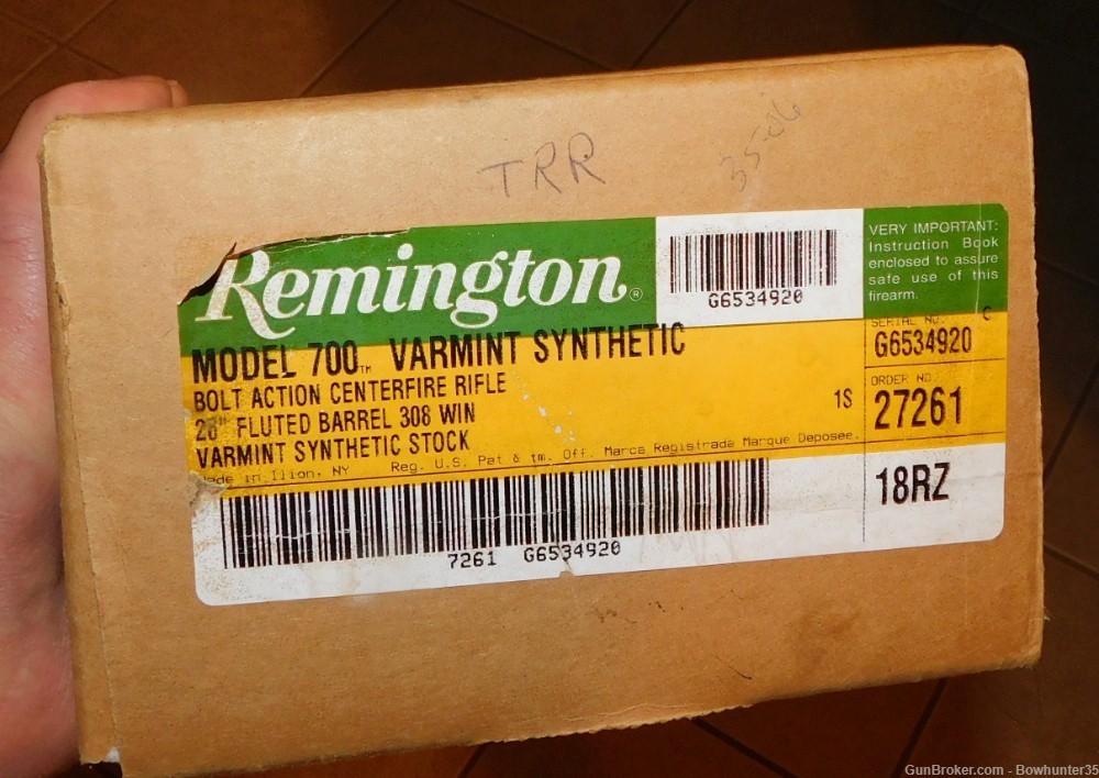 Remington 700 VSF Varmint Synthetic Fluted 308 Winchester Rifle LNIB Target-img-1