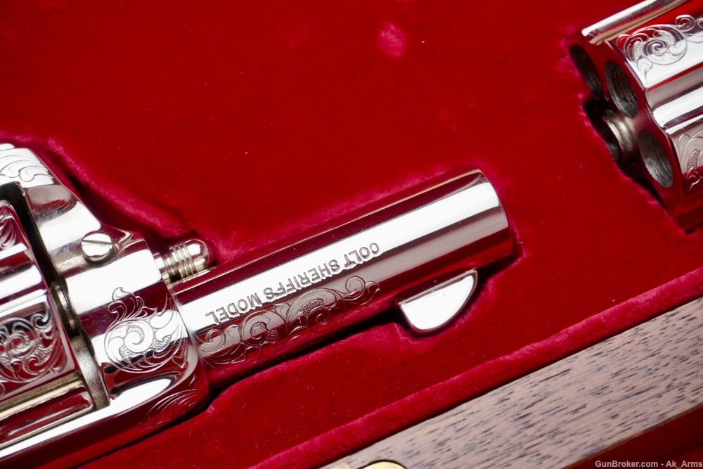 *FACTORY ENGRAVED CONSECUTIVE SET* Colt SAA Sherriff's 1 OF 1 SET LETTERED!-img-4