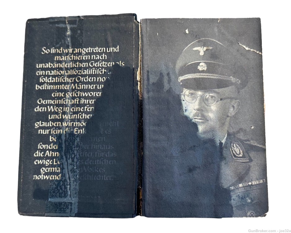 WW2 German SS DRK Calendar Diary Book lot WWII photo NAMED Red Cross 1944 -img-2