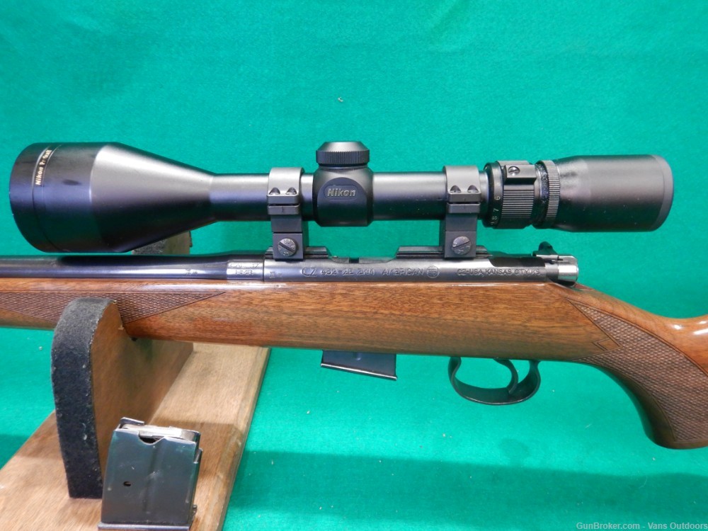 CZ-USA Model 452 17HMR Rifle W/ Scope-img-6