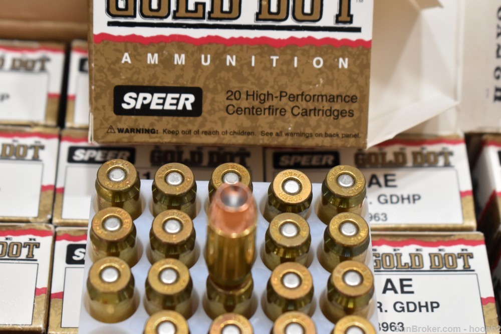 22 Boxes 440 Rds Speer Gold Dot 41 AE Action Express 180 G GDHP Ammunition -img-6