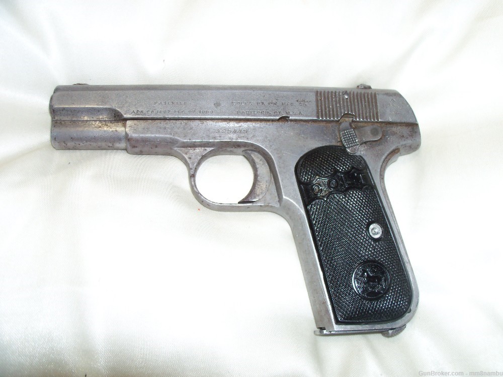 COLT 1903 32ACP PRE WW1 (1916) GREY GUN, 32 CALIBER, EXTERIOR ROUGH NR -img-0