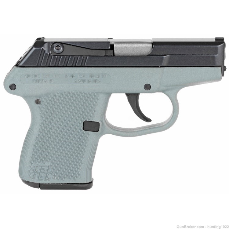 KEL-TEC P32 Pistol, Grey/Black, .32ACP, 7rd, 6.6oz, P32BGRY-img-0