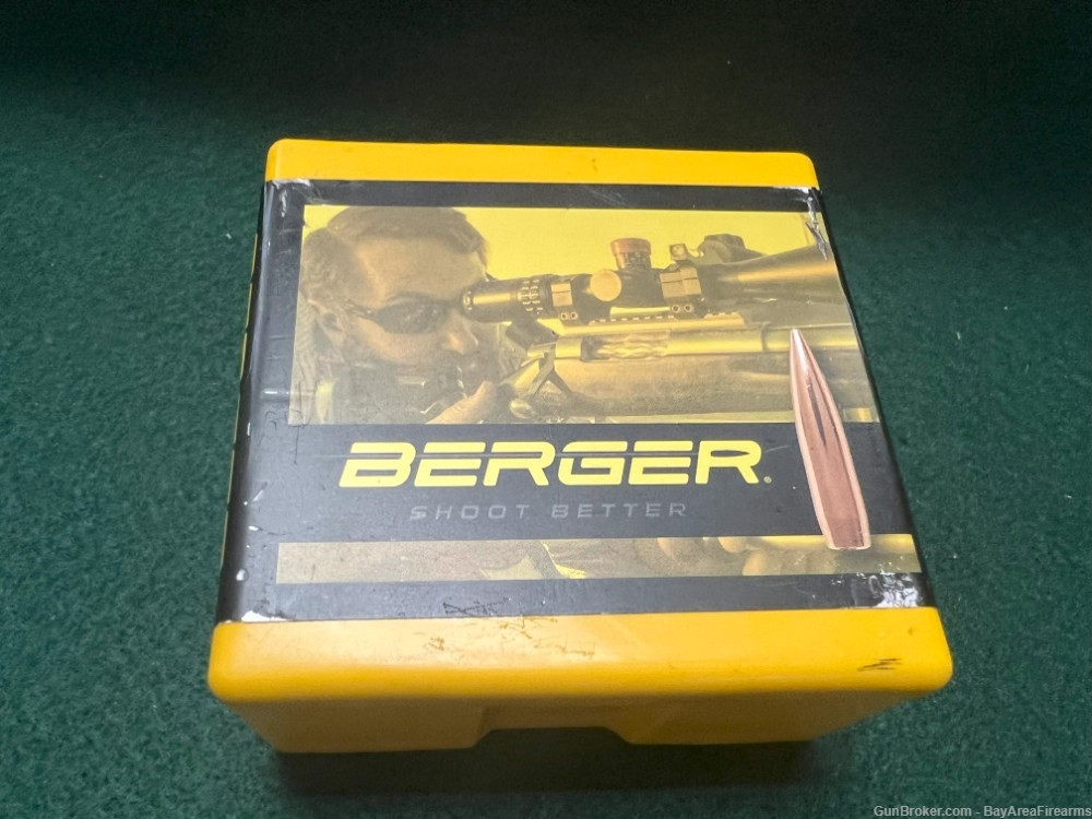 Berger 6.5mm (.264 Dia) 140gr LONG RANGE TARGET Match Grade Bullets 100/Box-img-2