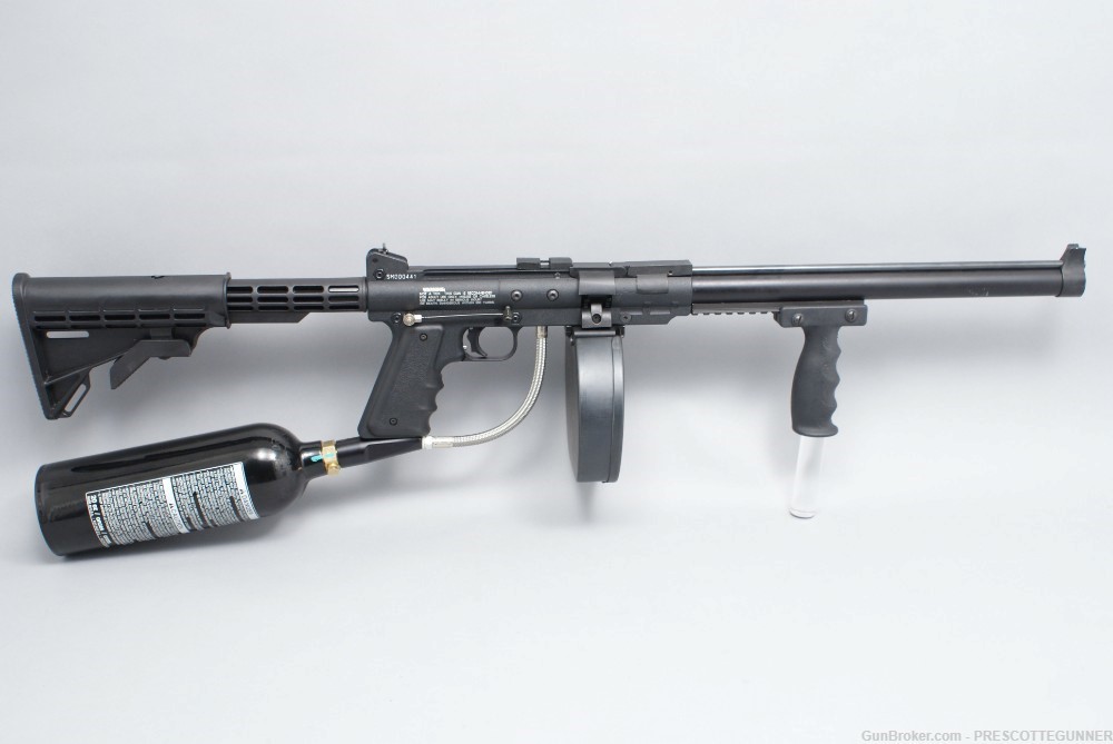 Air Ordnance SMG .22 Belt-Fed Full-Auto Pellet Rifle Penny Start $.01 NR-img-6